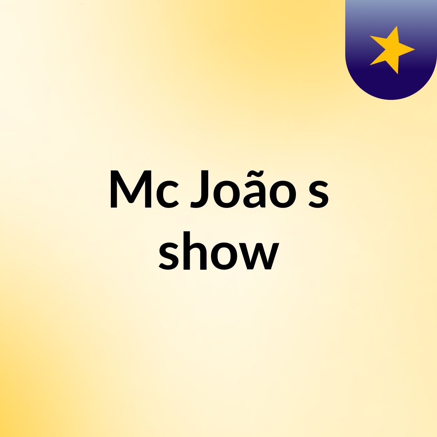 Mc João's show