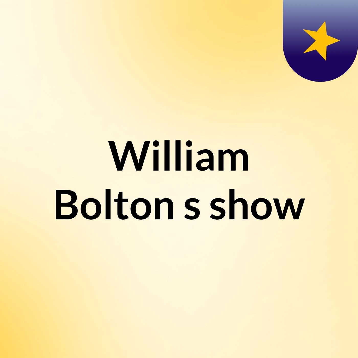 William Bolton's show cover art