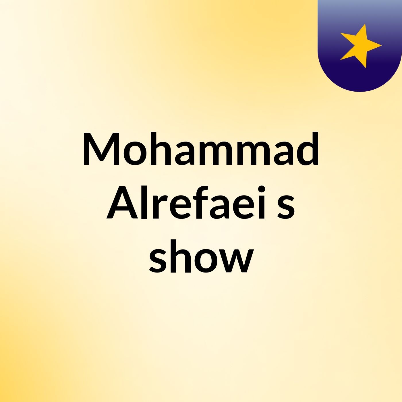 Mohammad Alrefaei's show