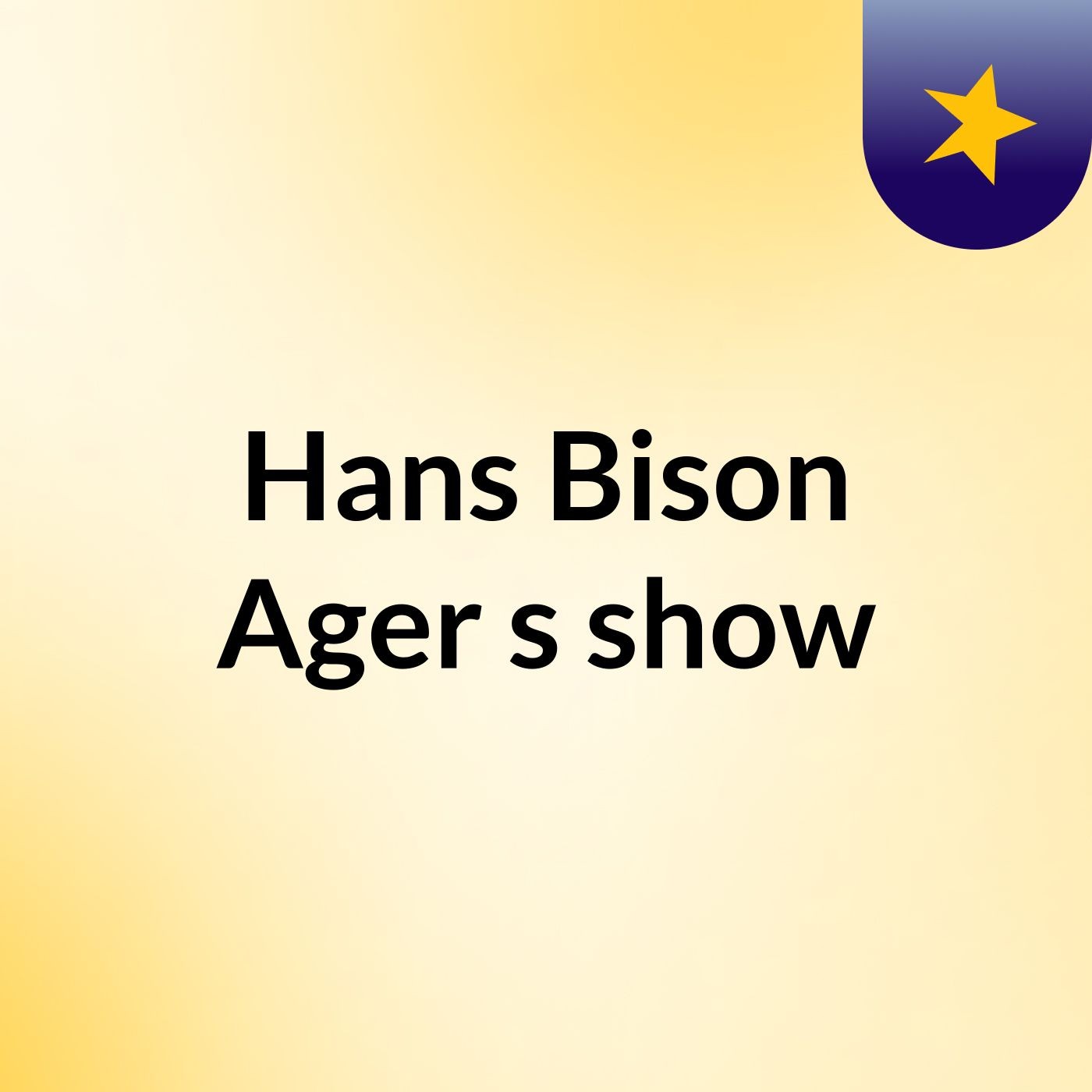 Hans Bison Ager's show