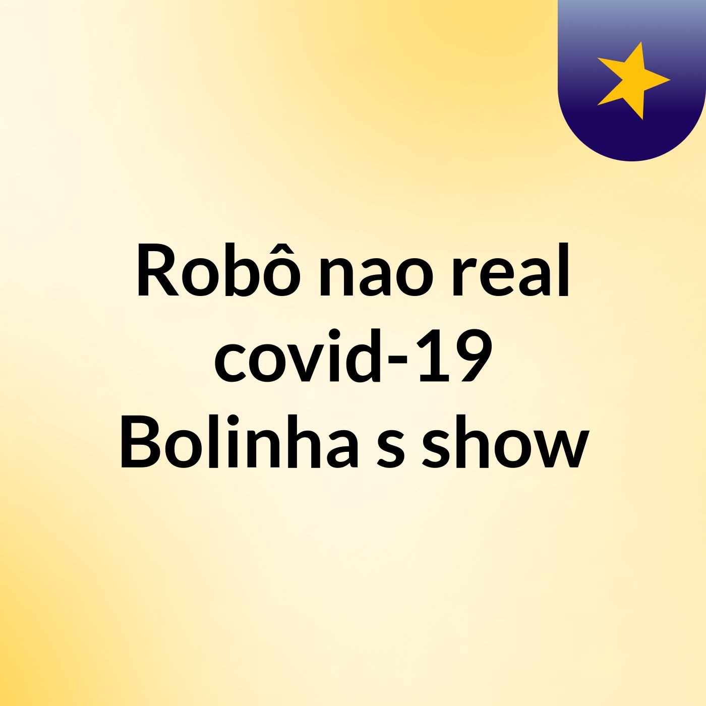Robô nao real covid-19 Bolinha's show