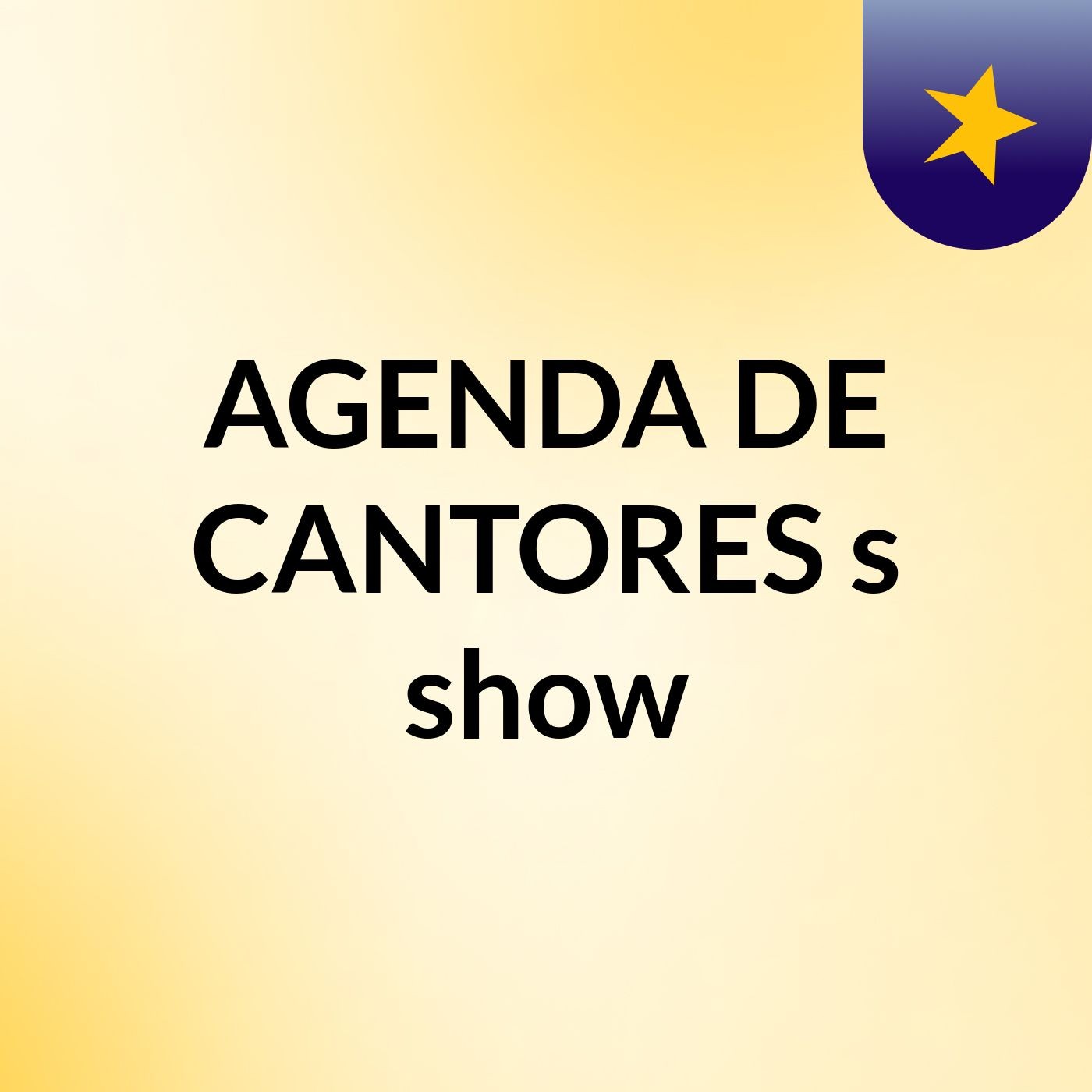 AGENDA DE CANTORES's show