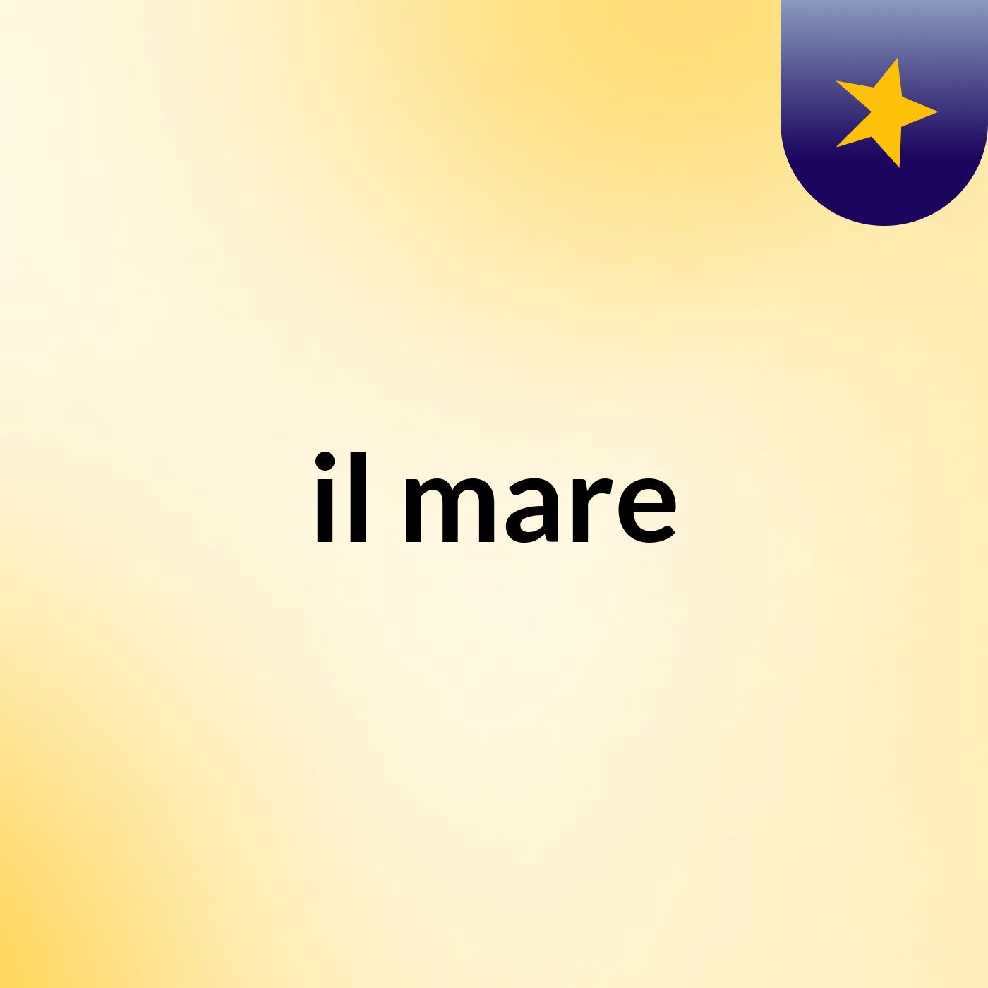 il mare