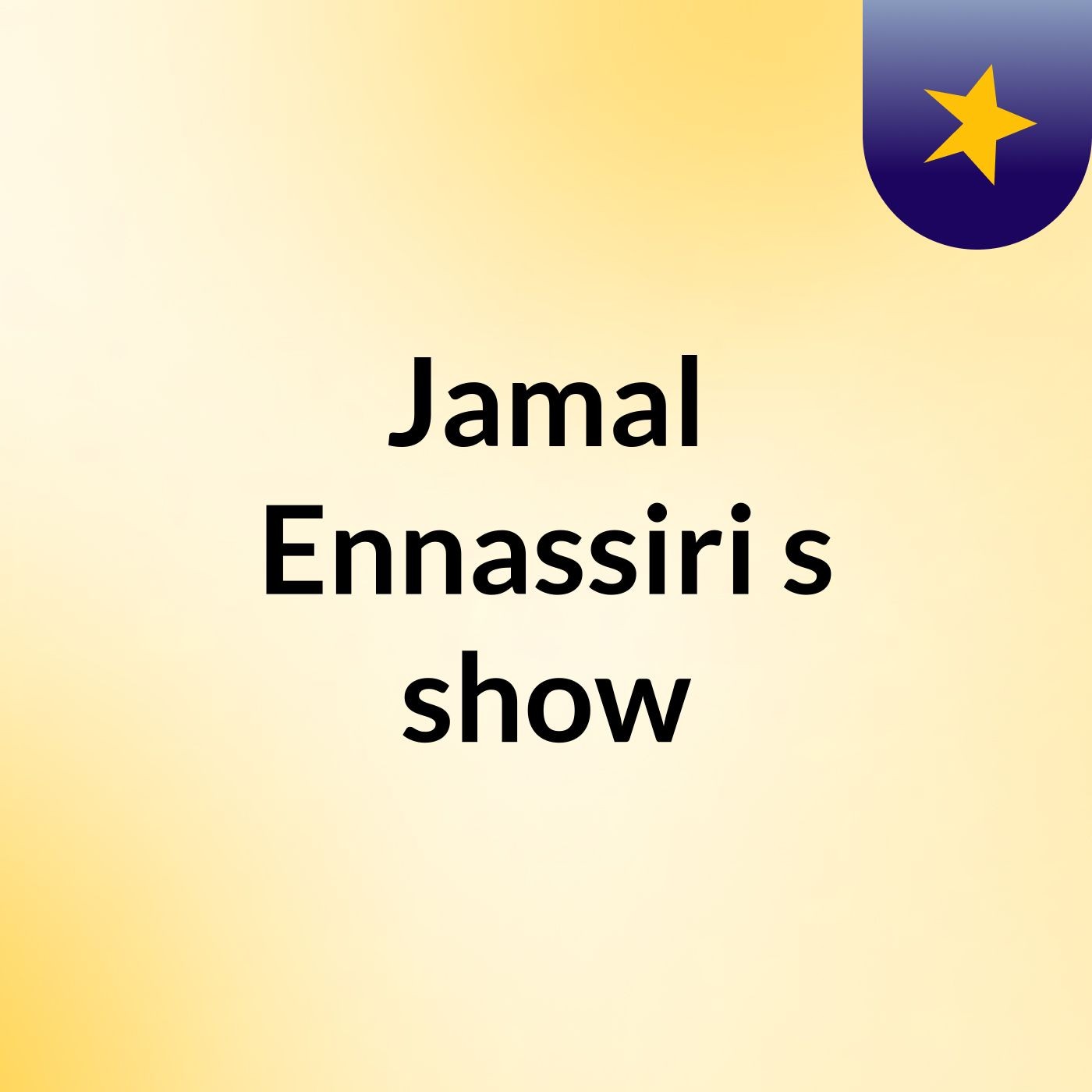 Jamal Ennassiri's show