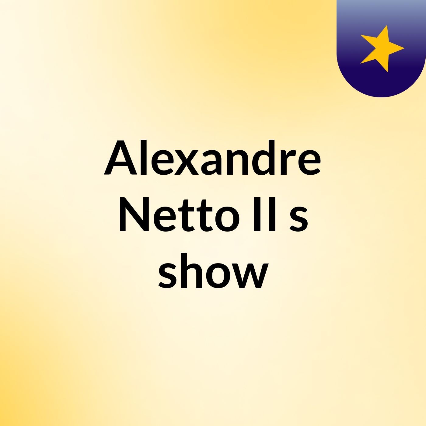 Alexandre Netto II's show