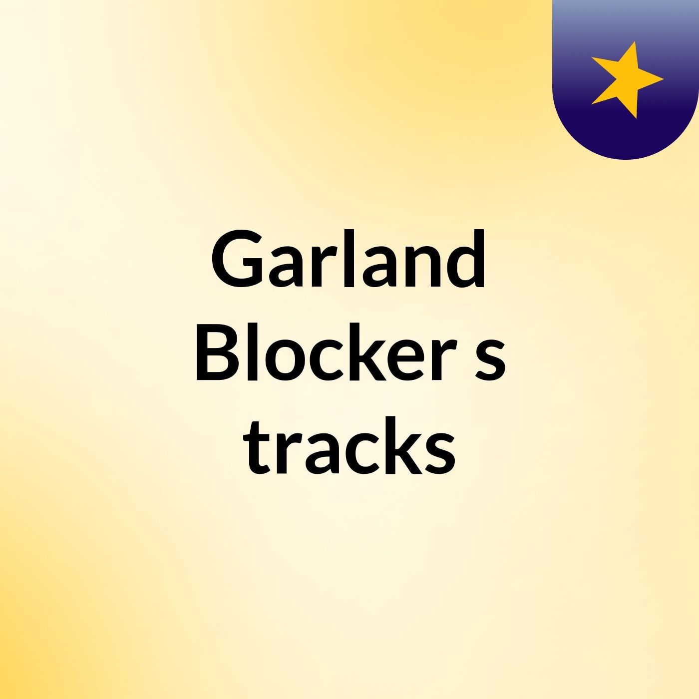Garland Blocker's tracks