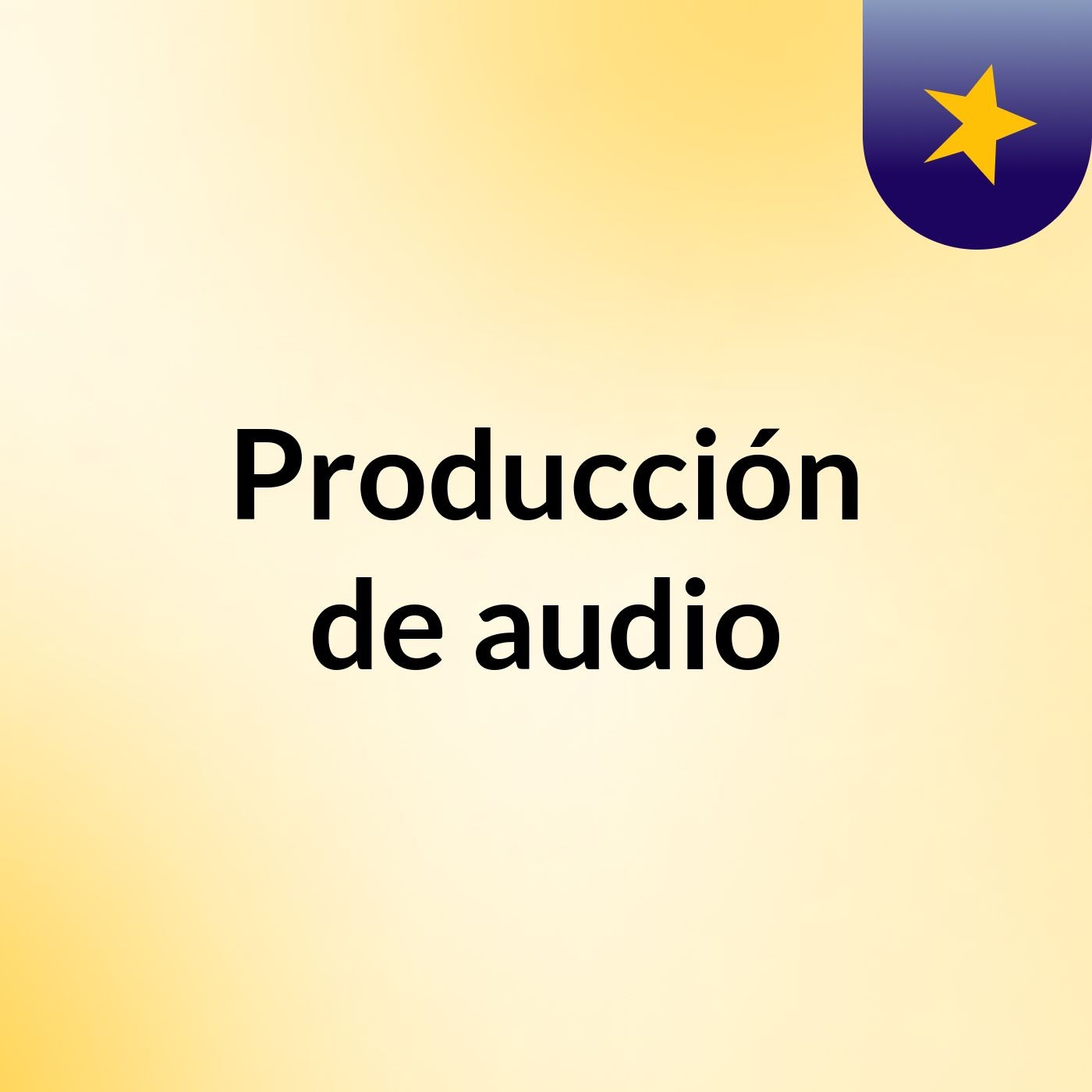 Producción de audio