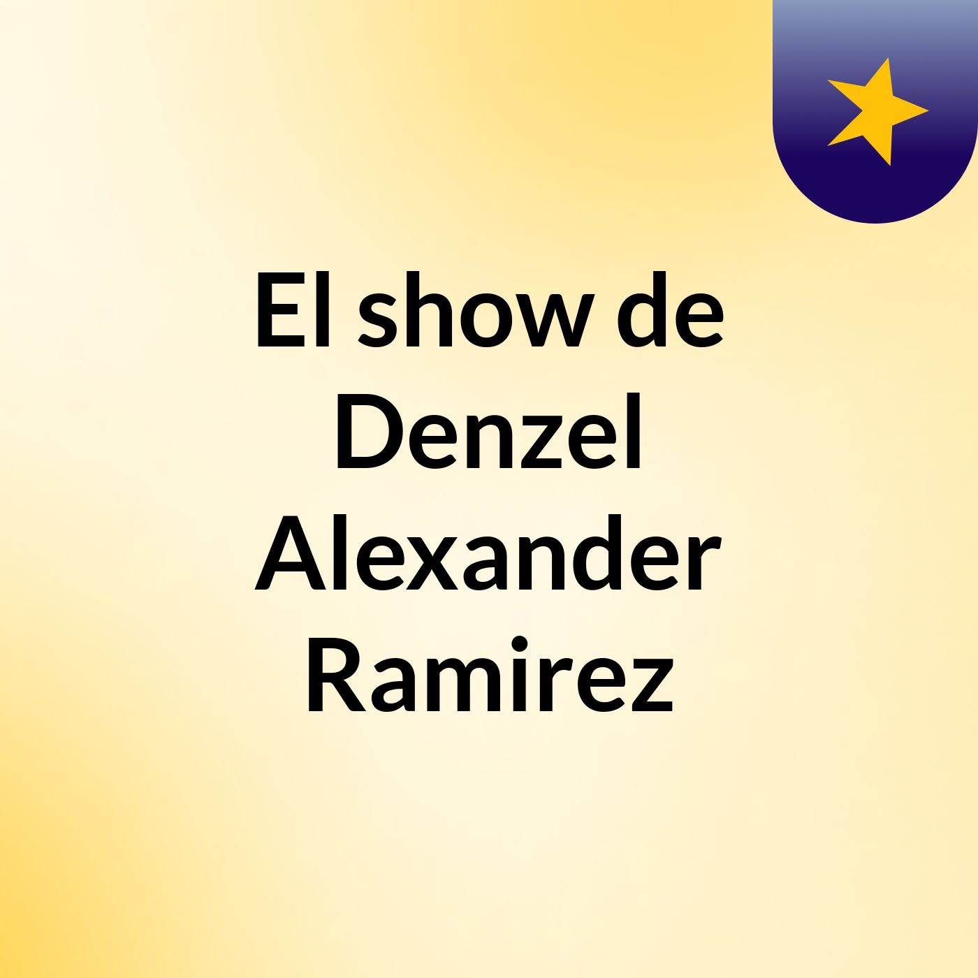 El show de Denzel Alexander Ramirez