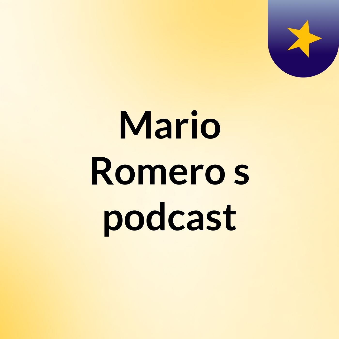 Mario Romero's podcast podcast artwork