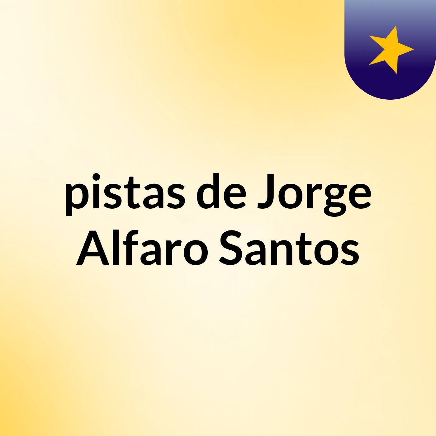 pistas de Jorge Alfaro Santos