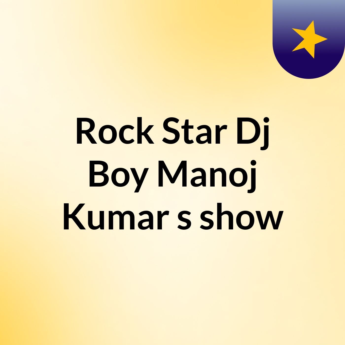 Rock Star Dj Boy Manoj Kumar's show