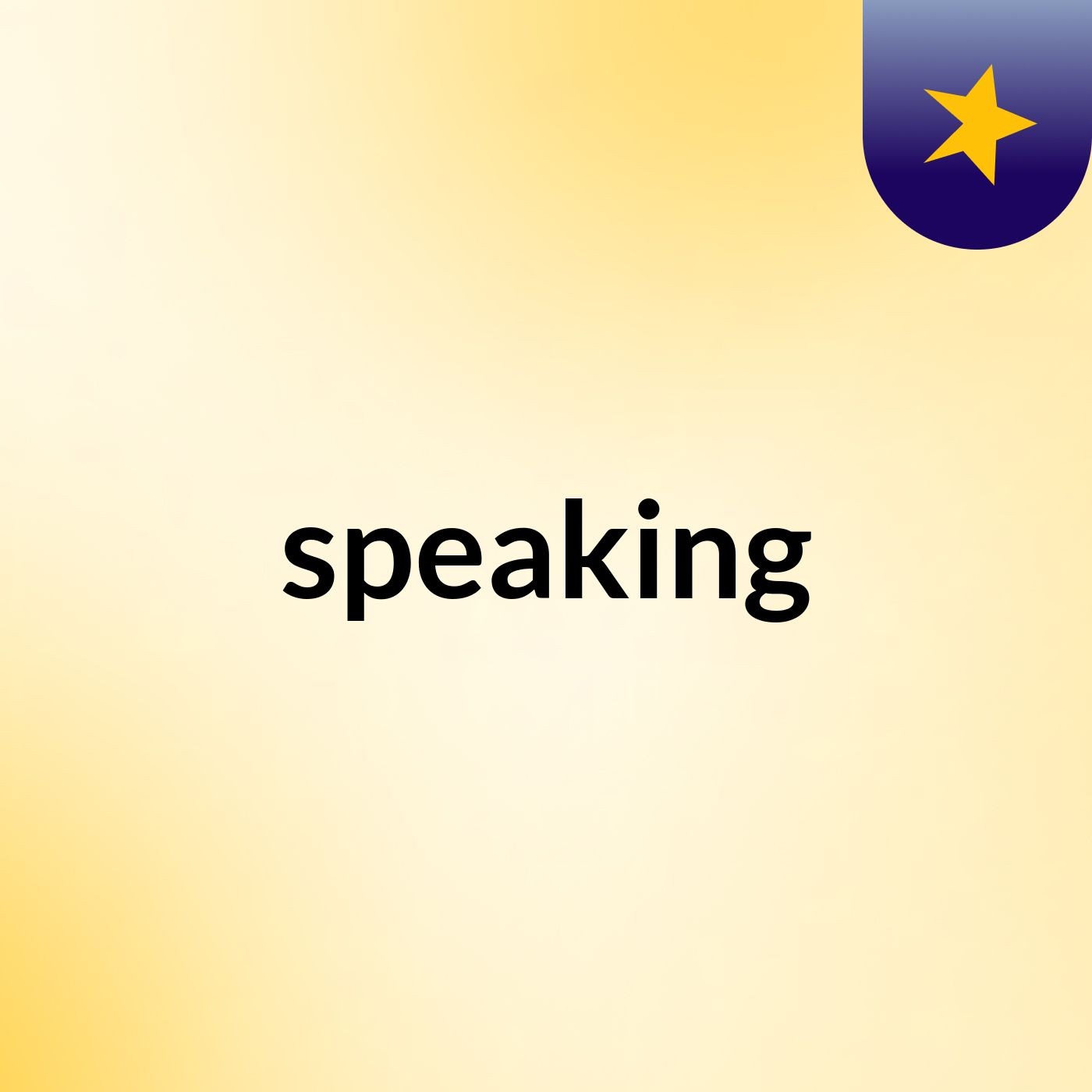 speaking