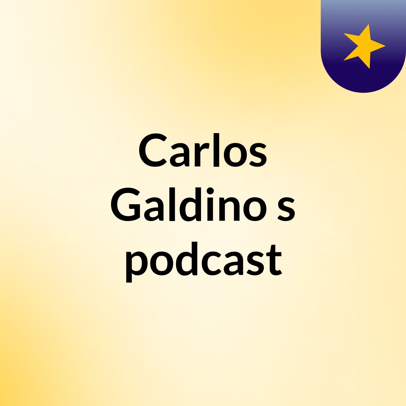 Carlos Galdino's podcast