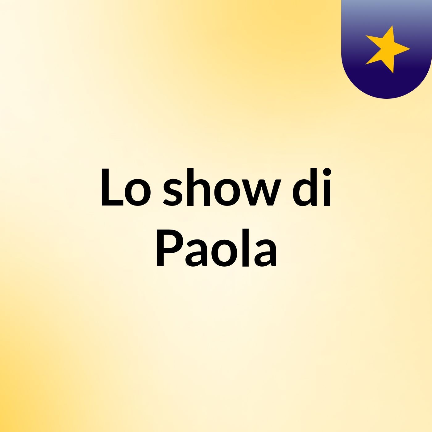 Lo show di Paola