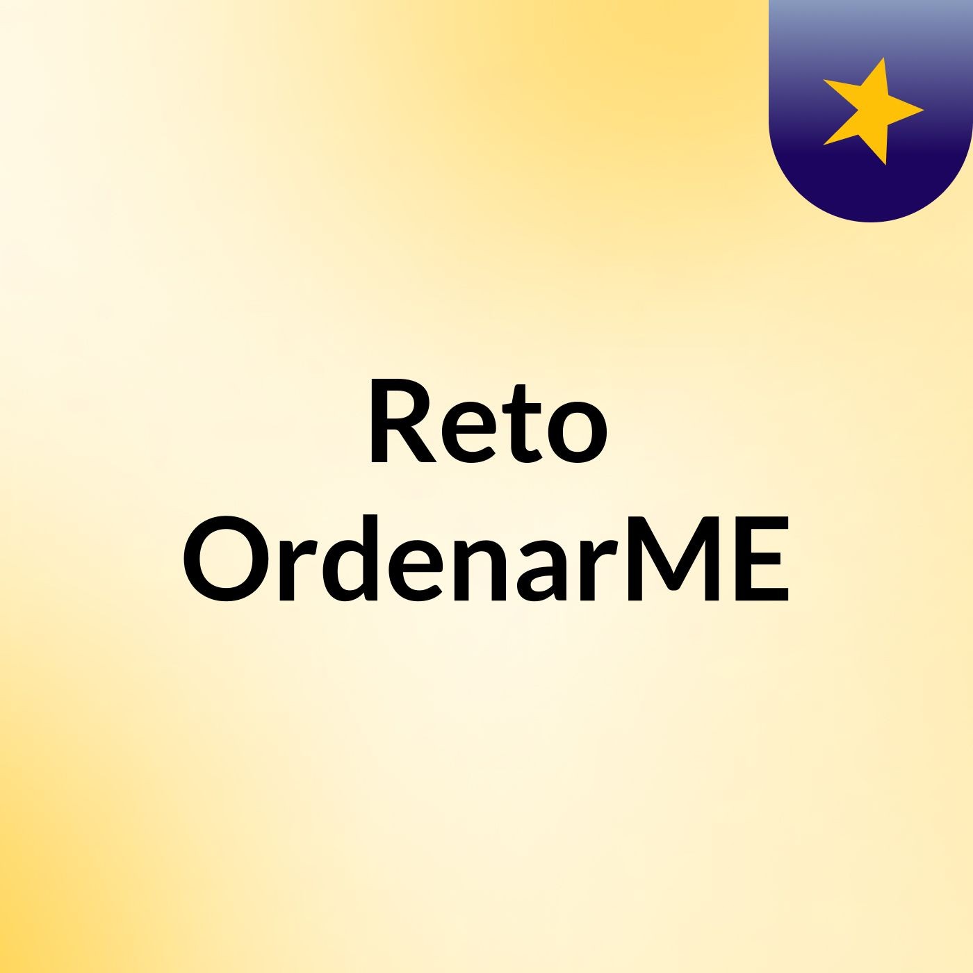 Reto OrdenarME