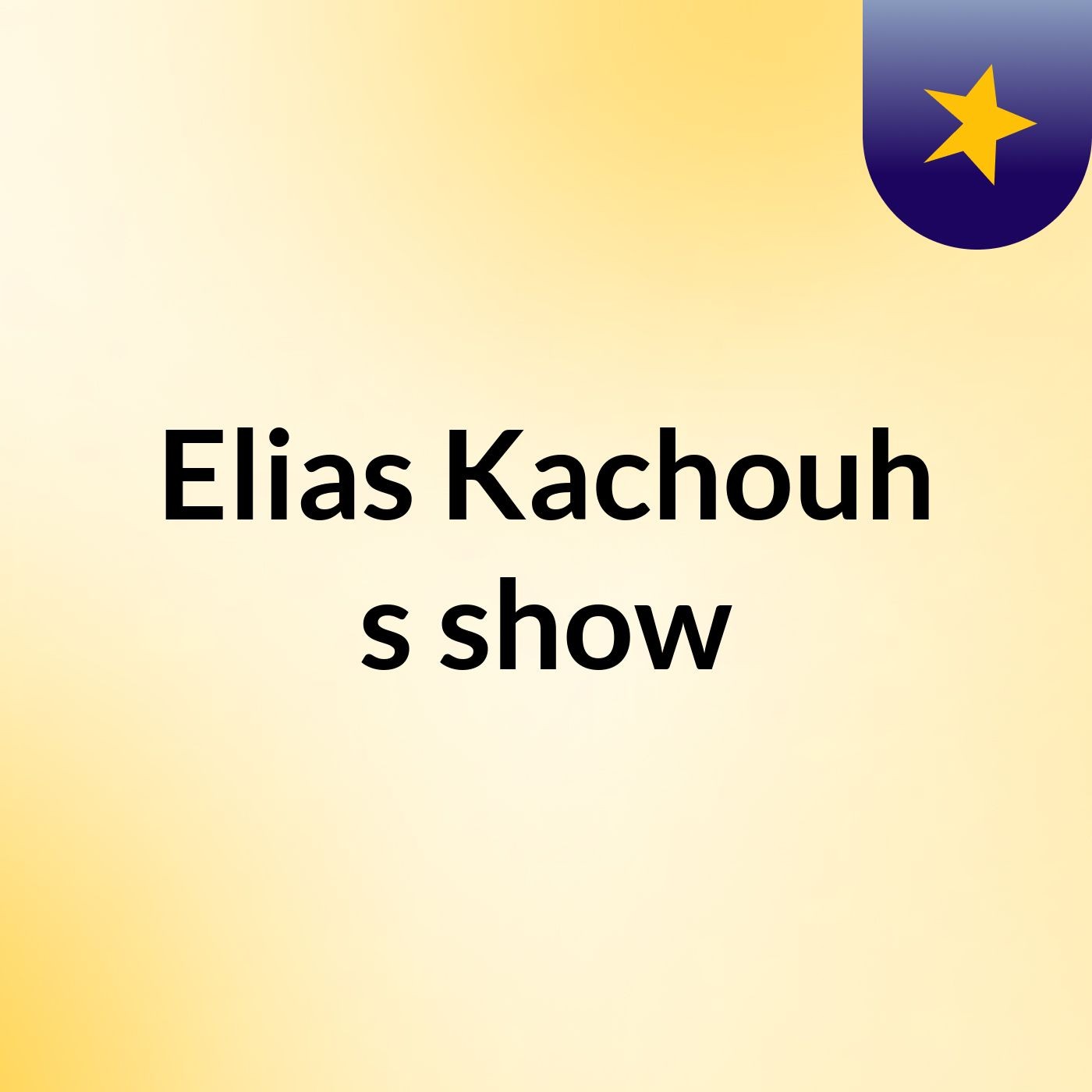 Elias Kachouh's show
