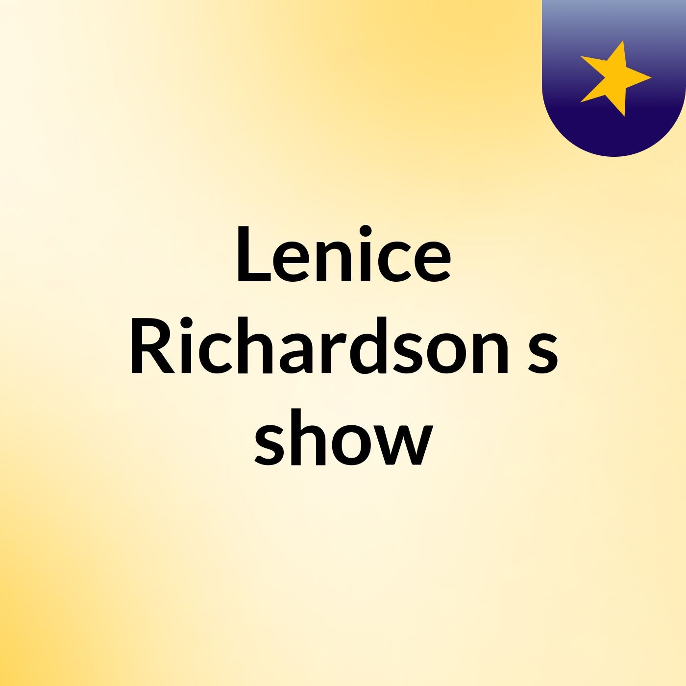 Lenice Richardson's show