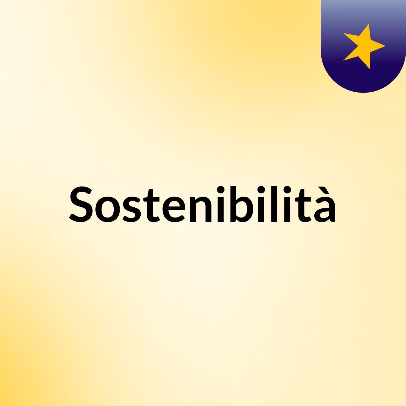 Sostenibilità podcast artwork