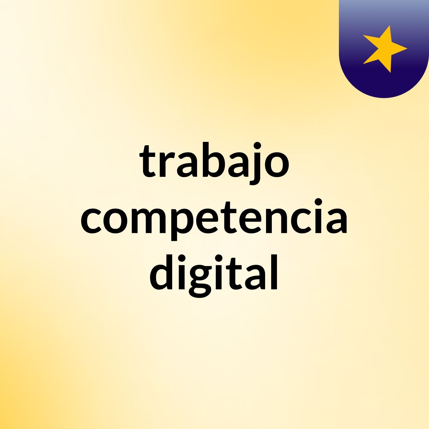 trabajo competencia digital