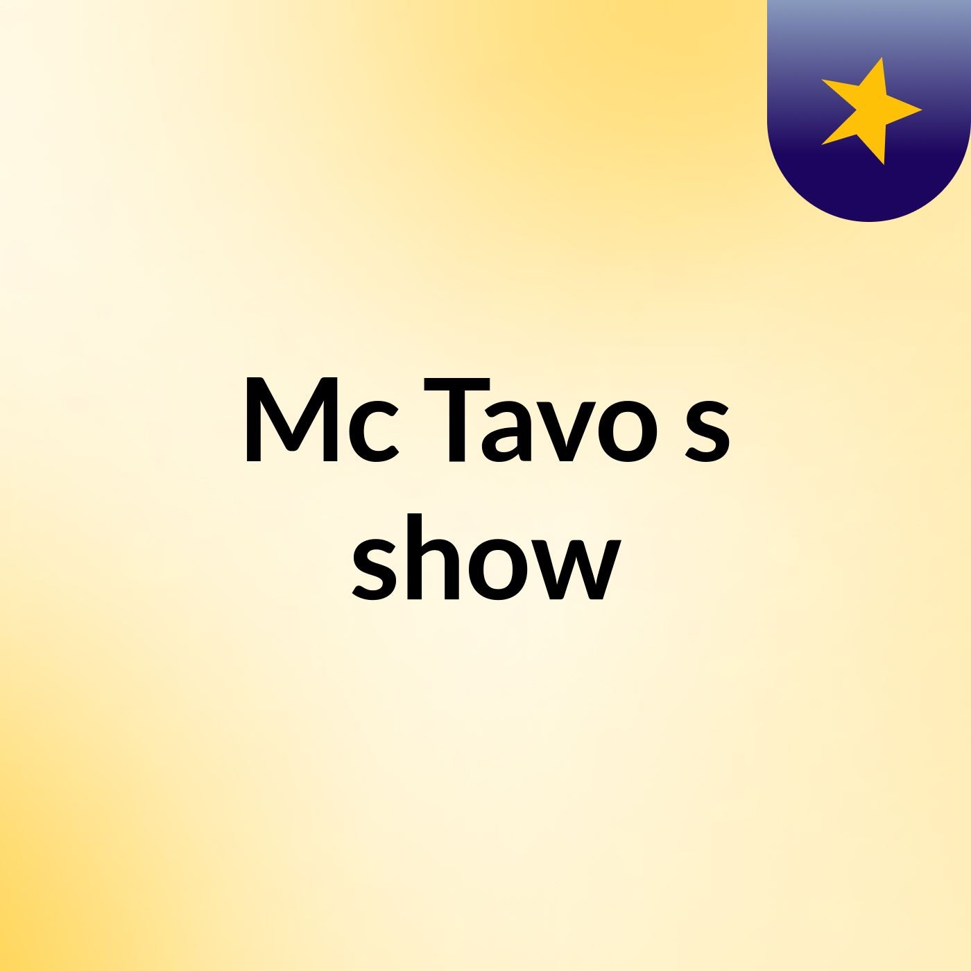 Mc Tavo's show cover art