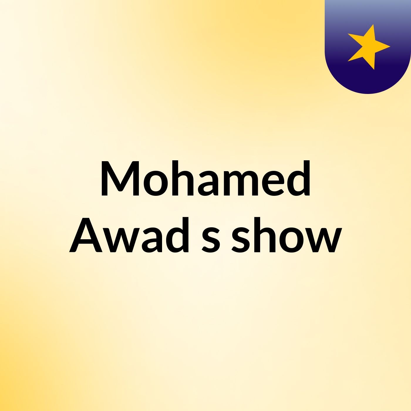 Mohamed Awad's show