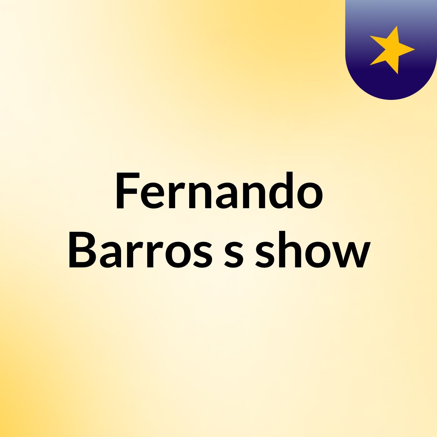 Fernando Barros's show