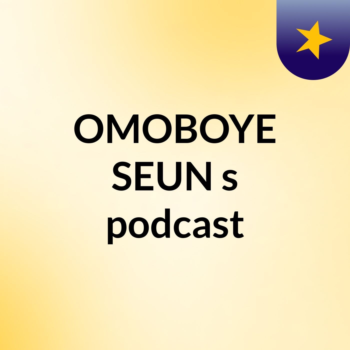 Episode 2 - OMOBOYE SEUN's podcast.Life Is Not A Competition