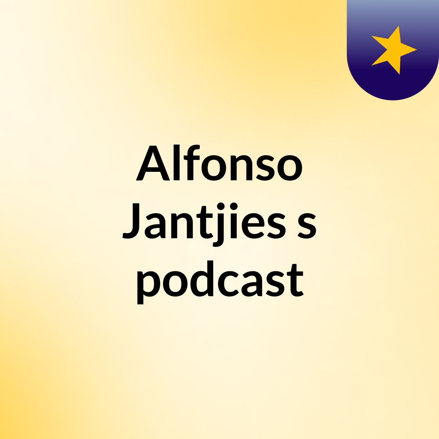 Alfonso Jantjies's podcast podcast artwork