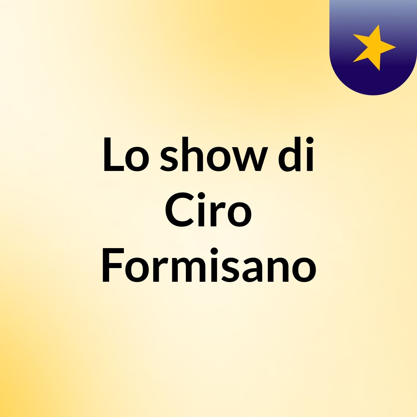 Lo show di Ciro Formisano