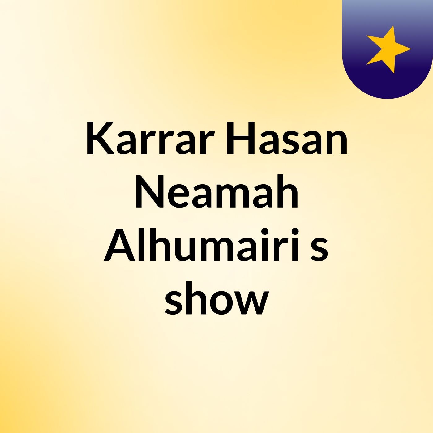 Karrar Hasan Neamah Alhumairi's show