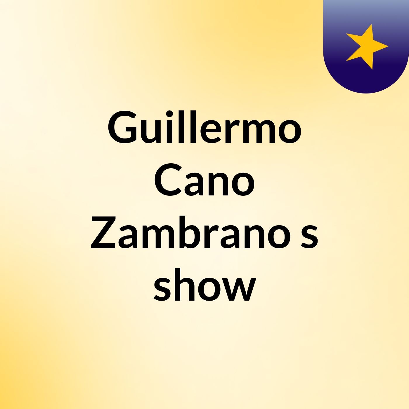 Guillermo Cano Zambrano's show