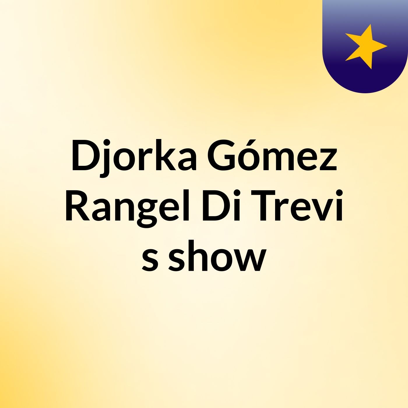 Djorka Gómez Rangel Di Trevi's show