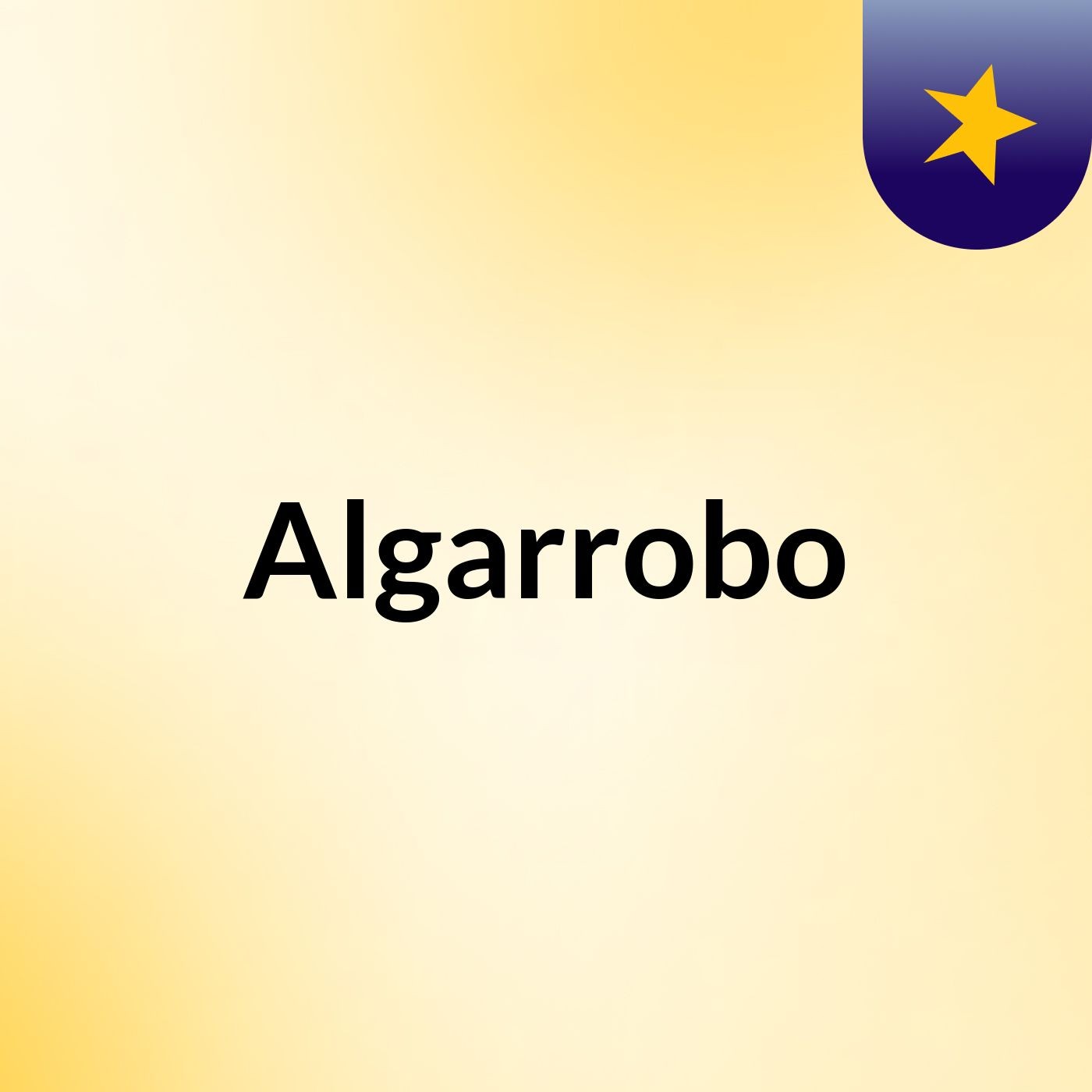 Algarrobo podcast artwork