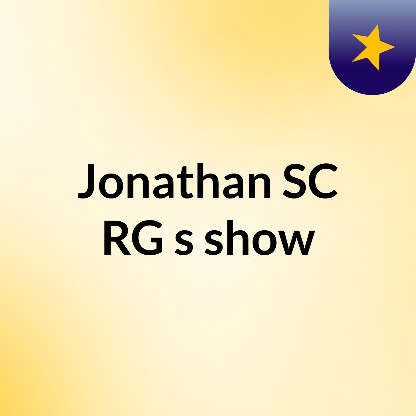 Jonathan SC RG's show podcast artwork