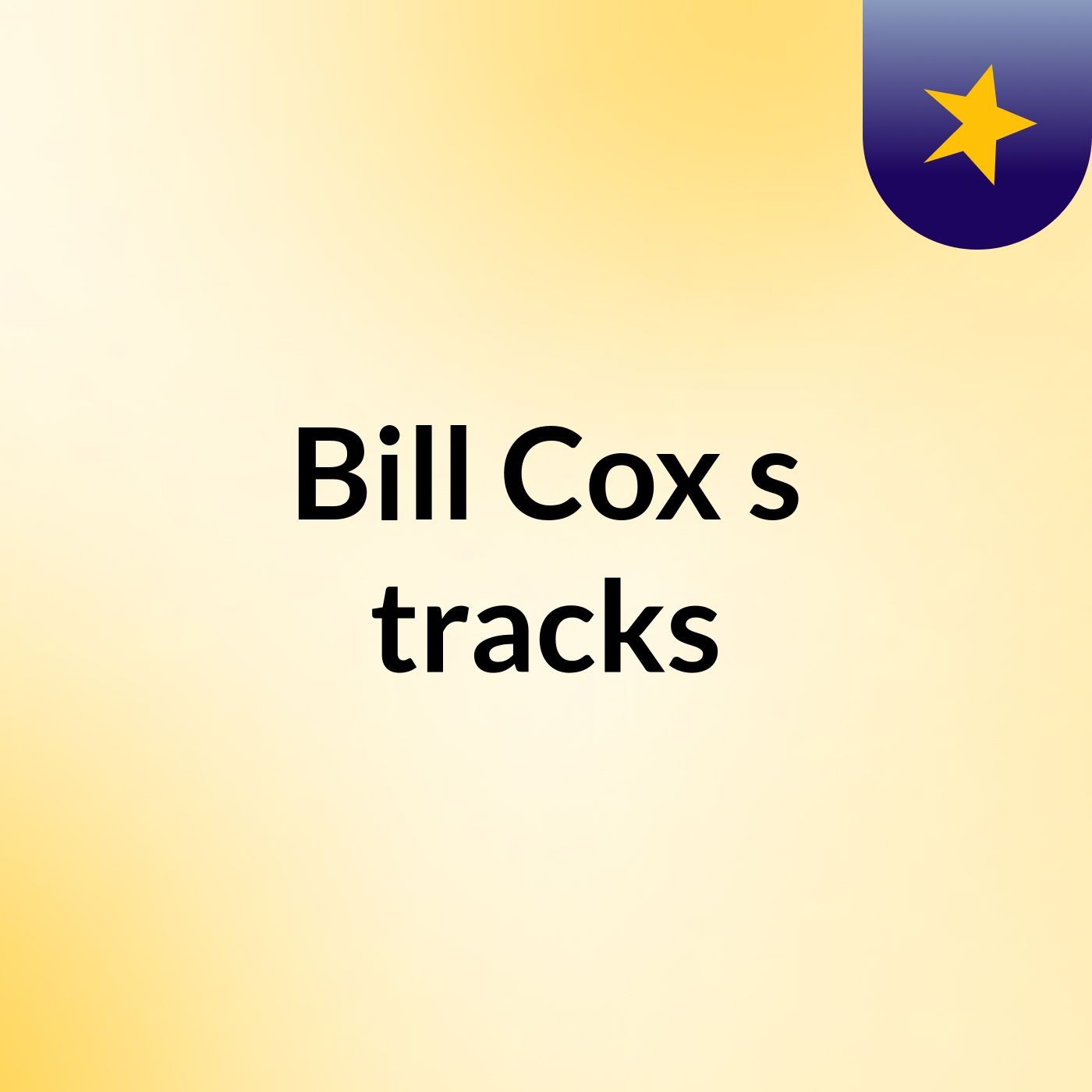 Bill Cox's tracks podcast artwork