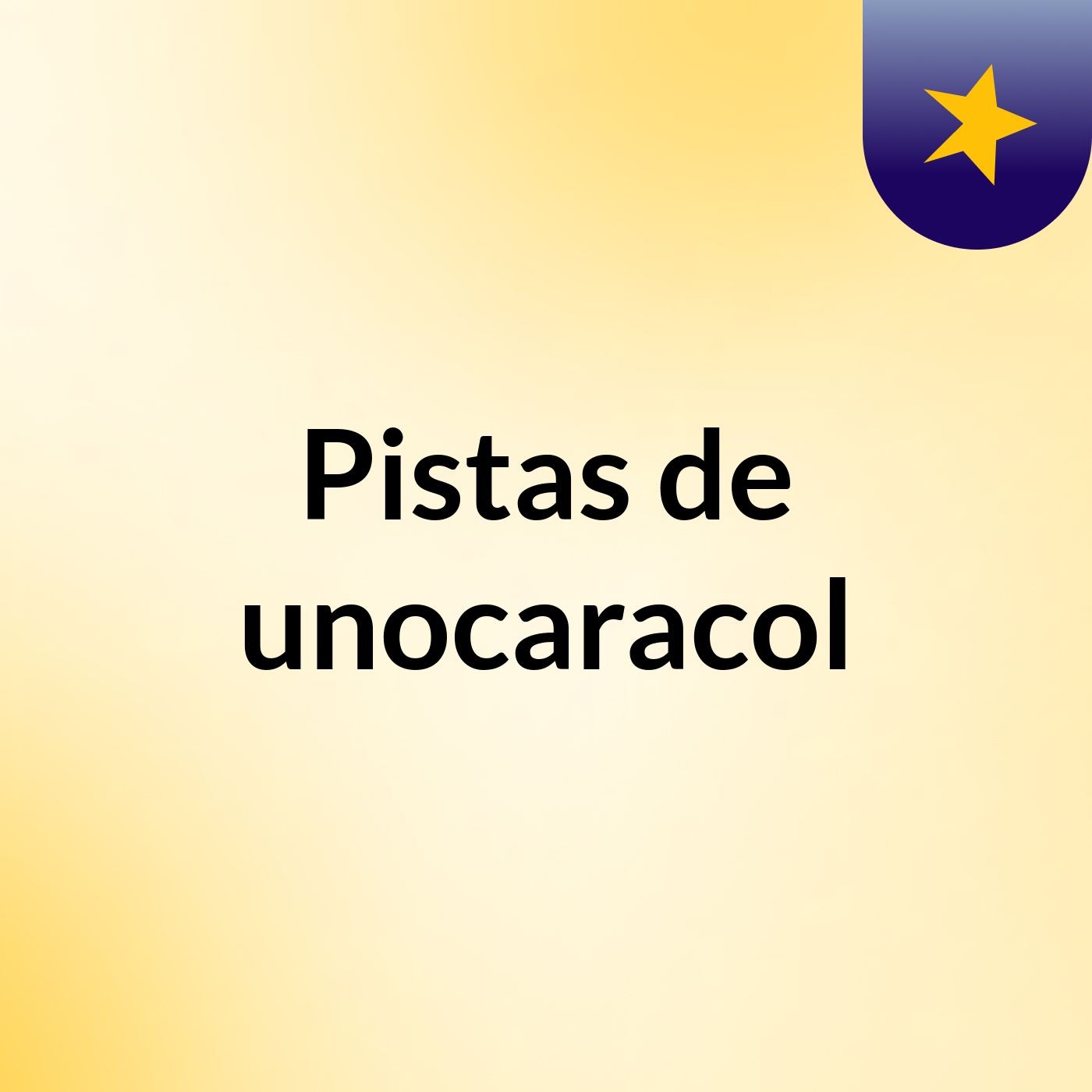 Pistas de unocaracol