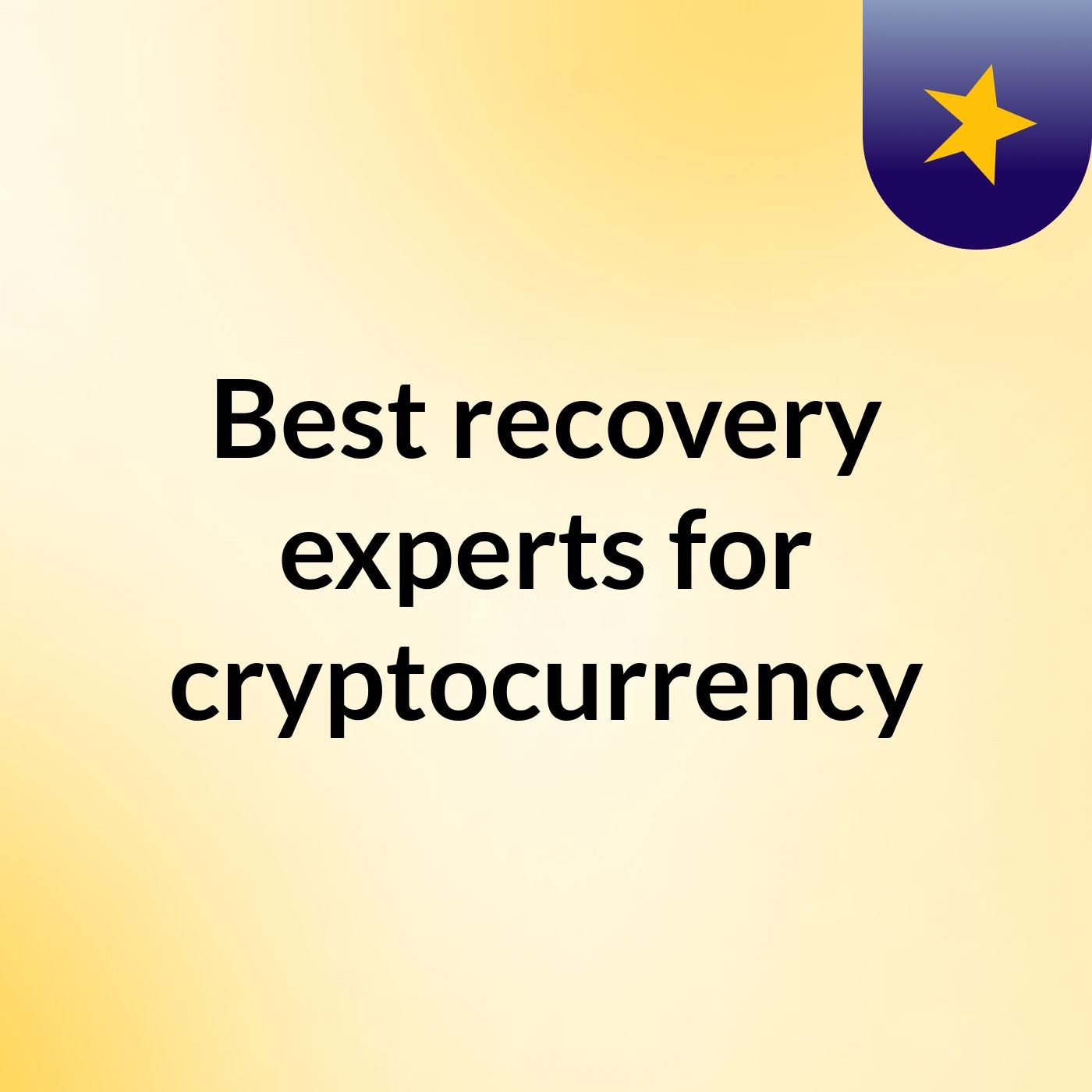 Best recovery experts for cryptocurrency podcast artwork