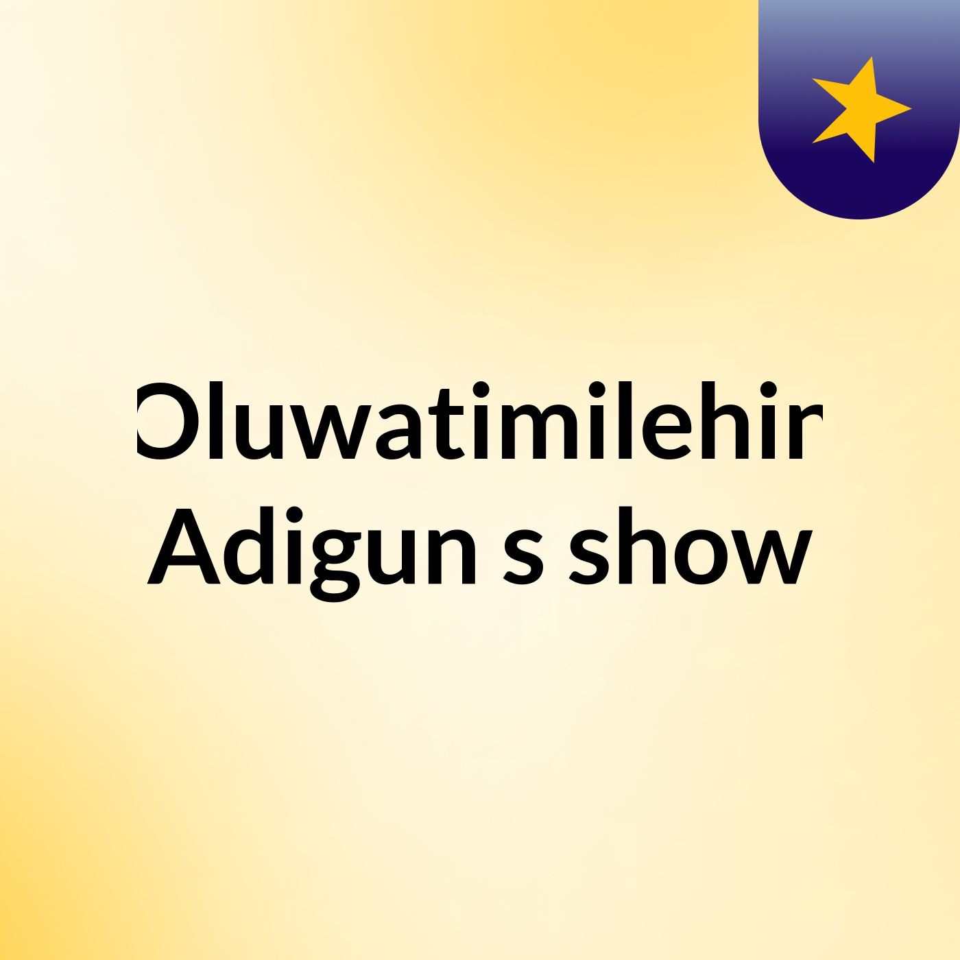 Oluwatimilehin Adigun's show