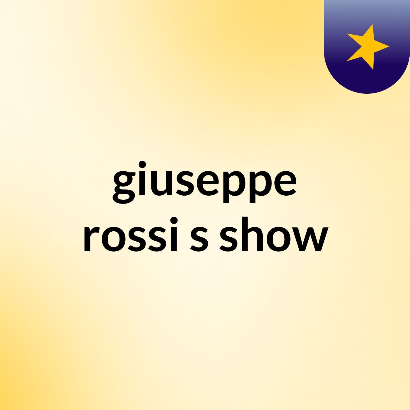 giuseppe rossi's show