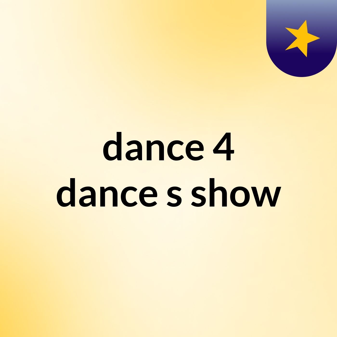 dance 4 dance's show