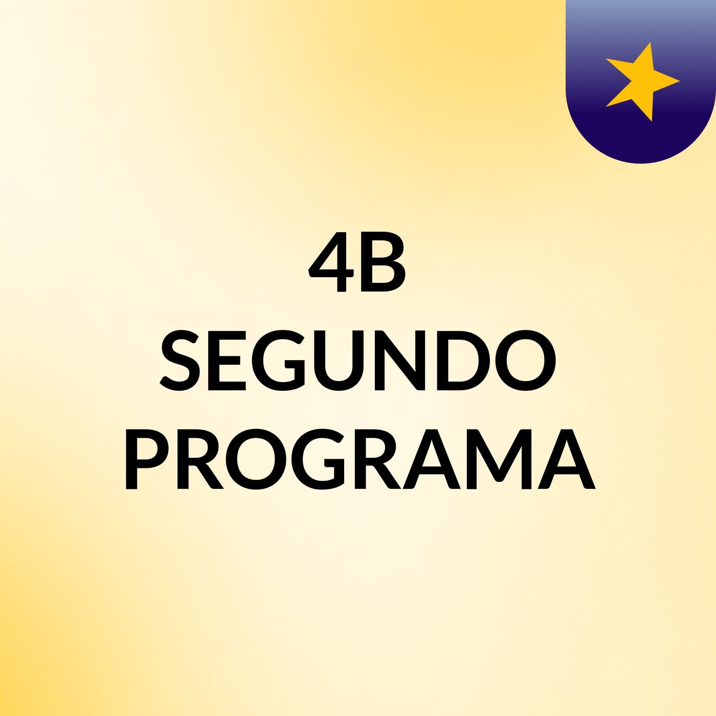 4B SEGUNDO PROGRAMA