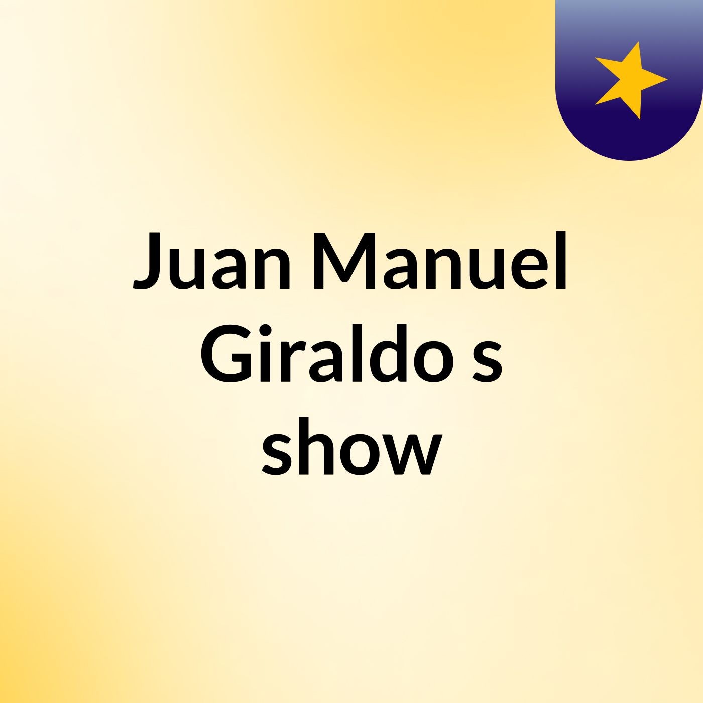 Juan Manuel Giraldo's show