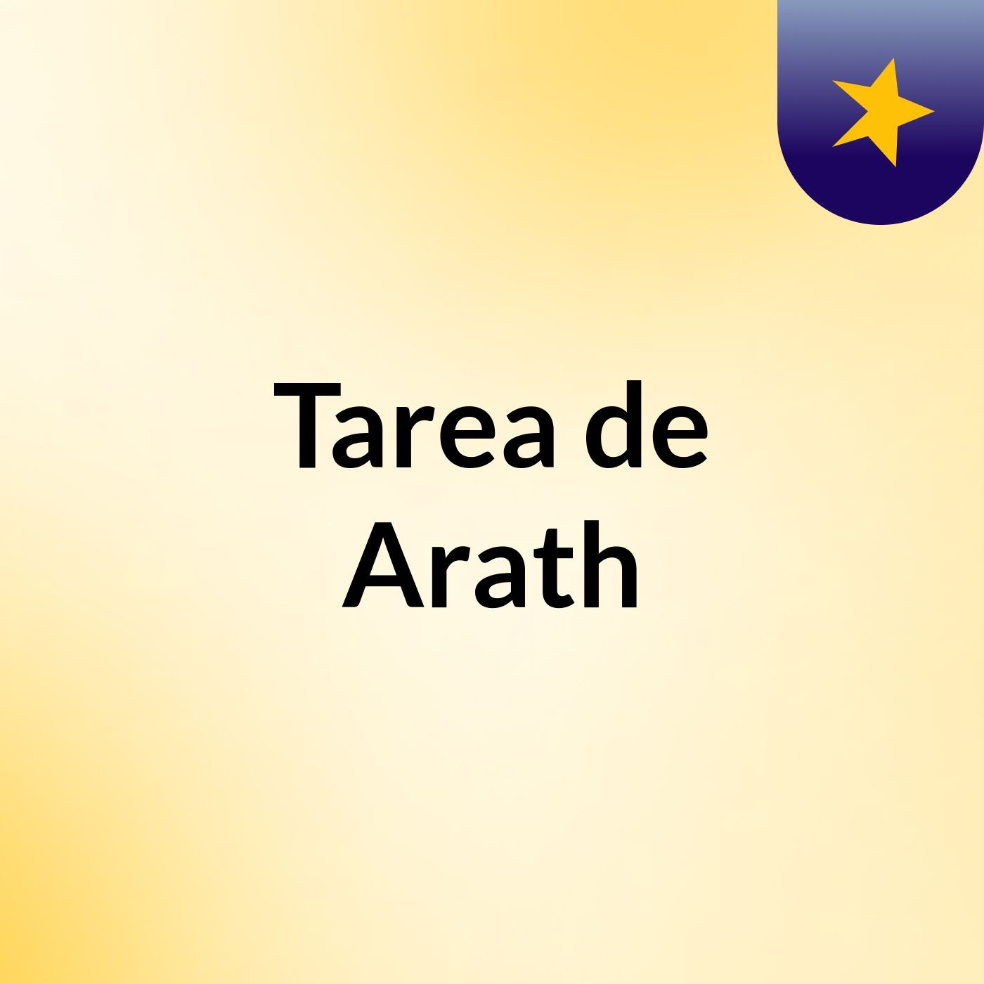 Tarea de Arath