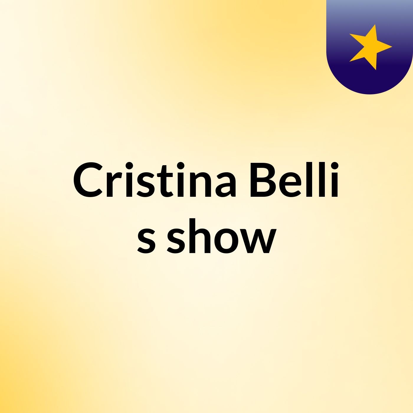 Cristina Belli's show