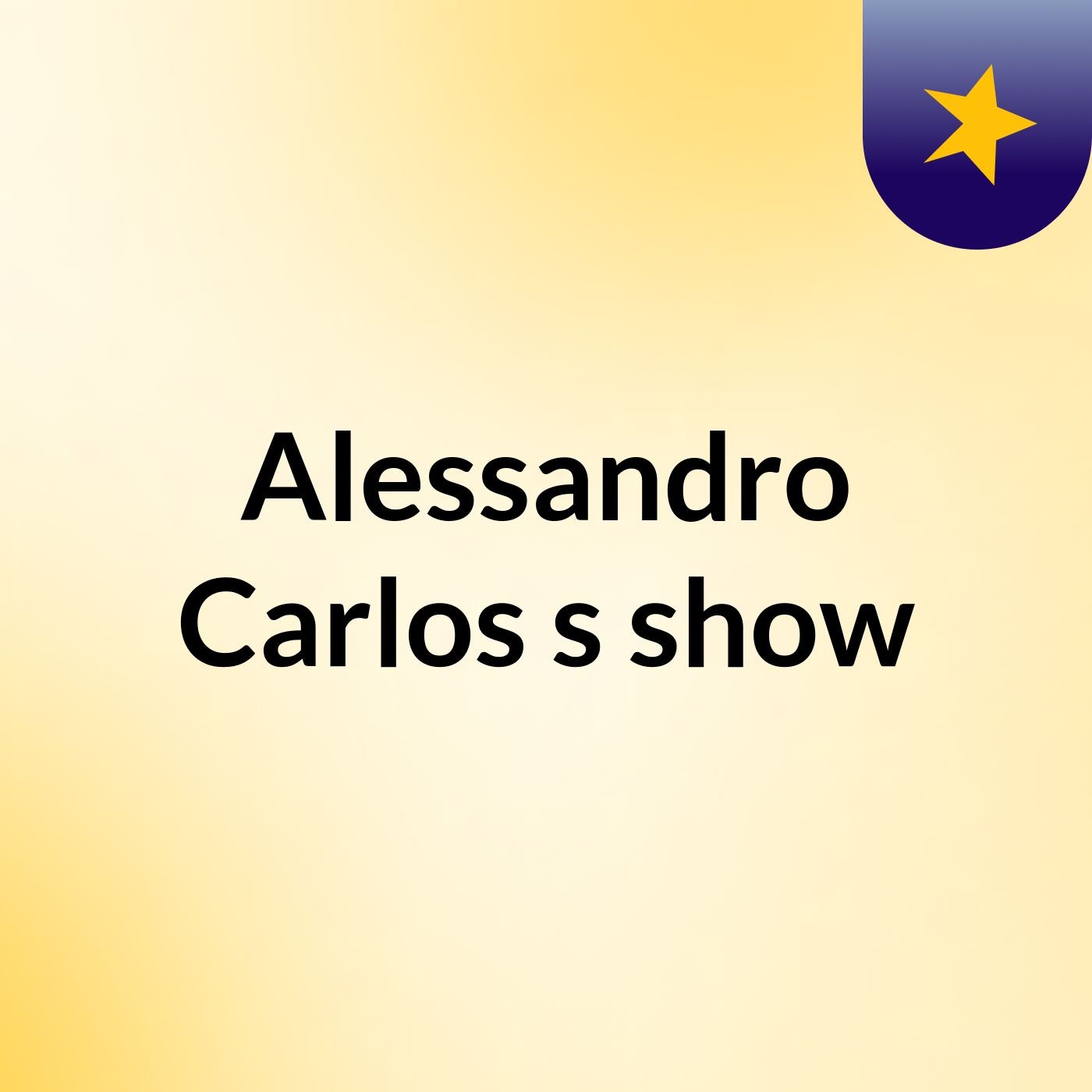 Alessandro Carlos's show