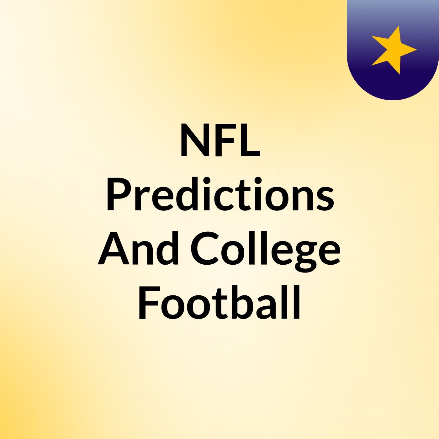 NFL Predictions And College Football