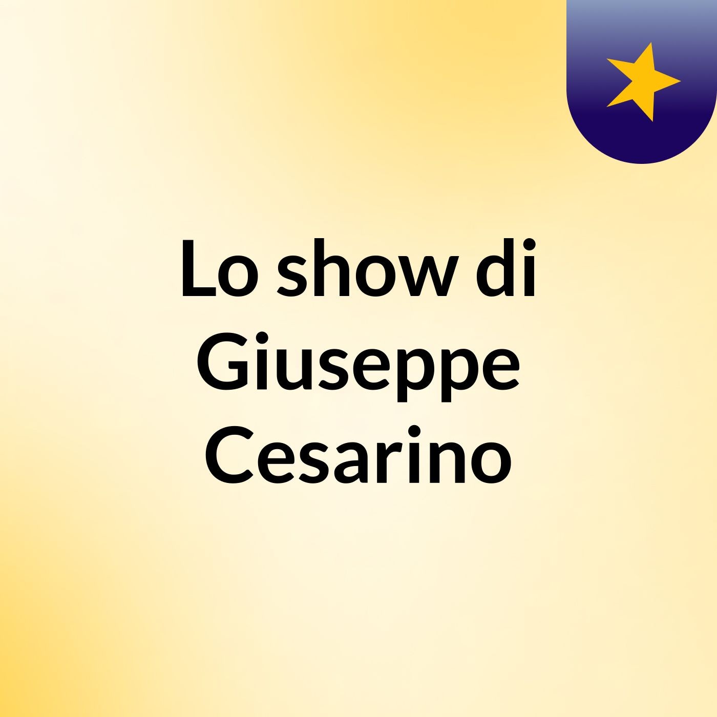 Lo show di Giuseppe Cesarino