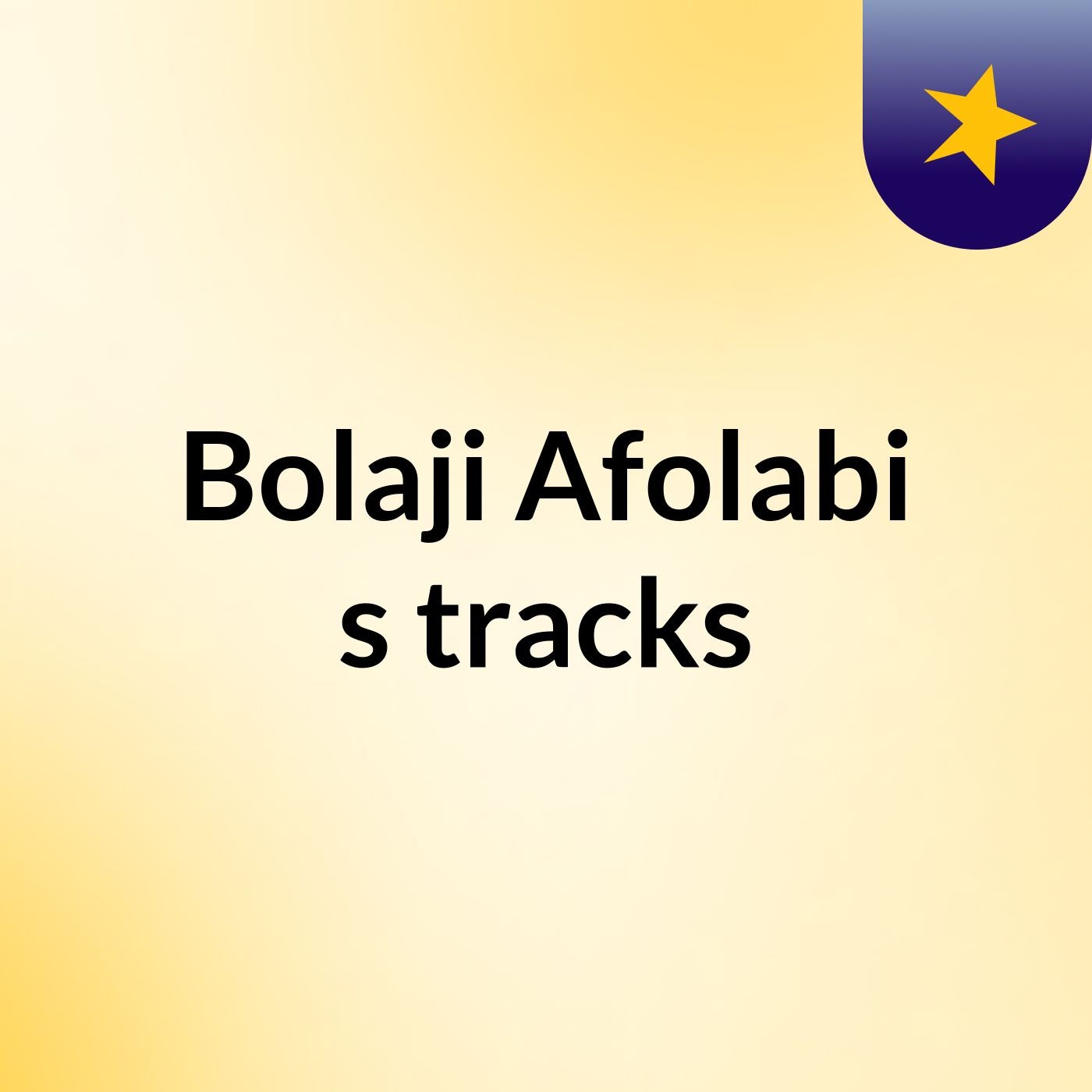 Bolaji Afolabi's tracks