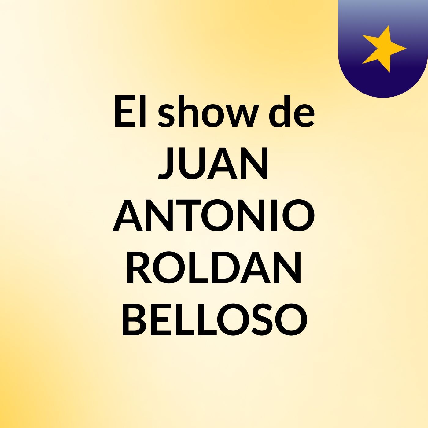 El show de JUAN ANTONIO ROLDAN BELLOSO