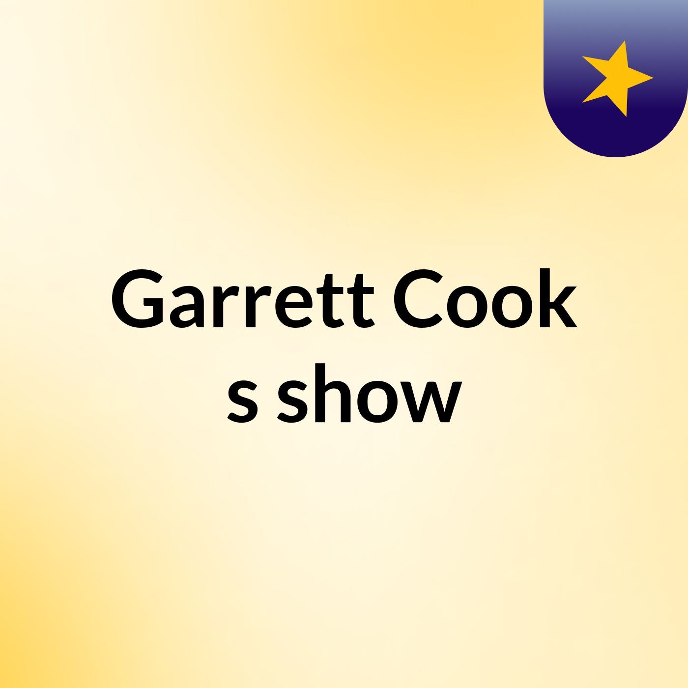 Garrett Cook's show
